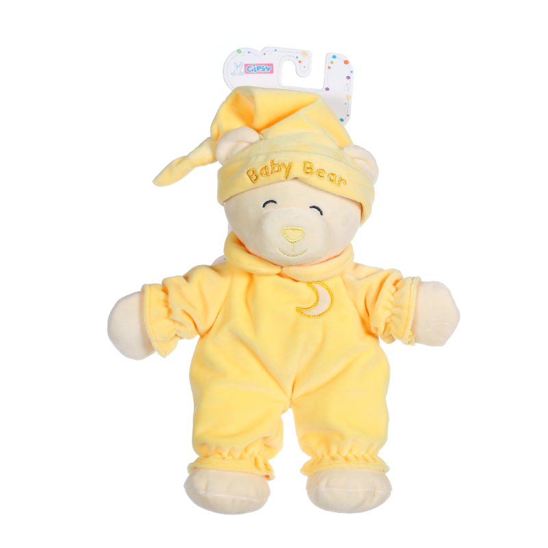  baby bear peluche ours jaune 30 cm 